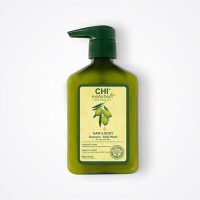 Naturals With Olive Oil Hair and Body Shampoo Body Wash - 11.5 Ounces
